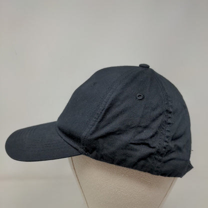 Whole Foods Market Blue OSFM Strapback Hat Adjustable Embroidered Vented Holes