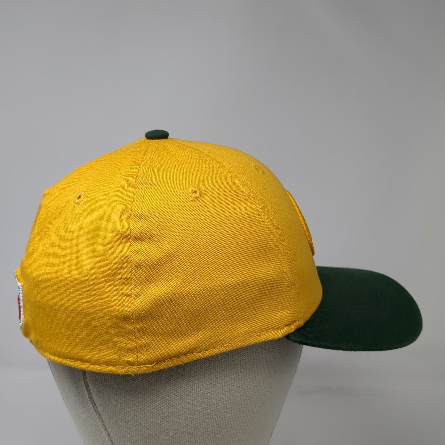 Green Bay Packers NFL New Era Hat Yellow Green M 39THIRTY Stretch Fit Brim