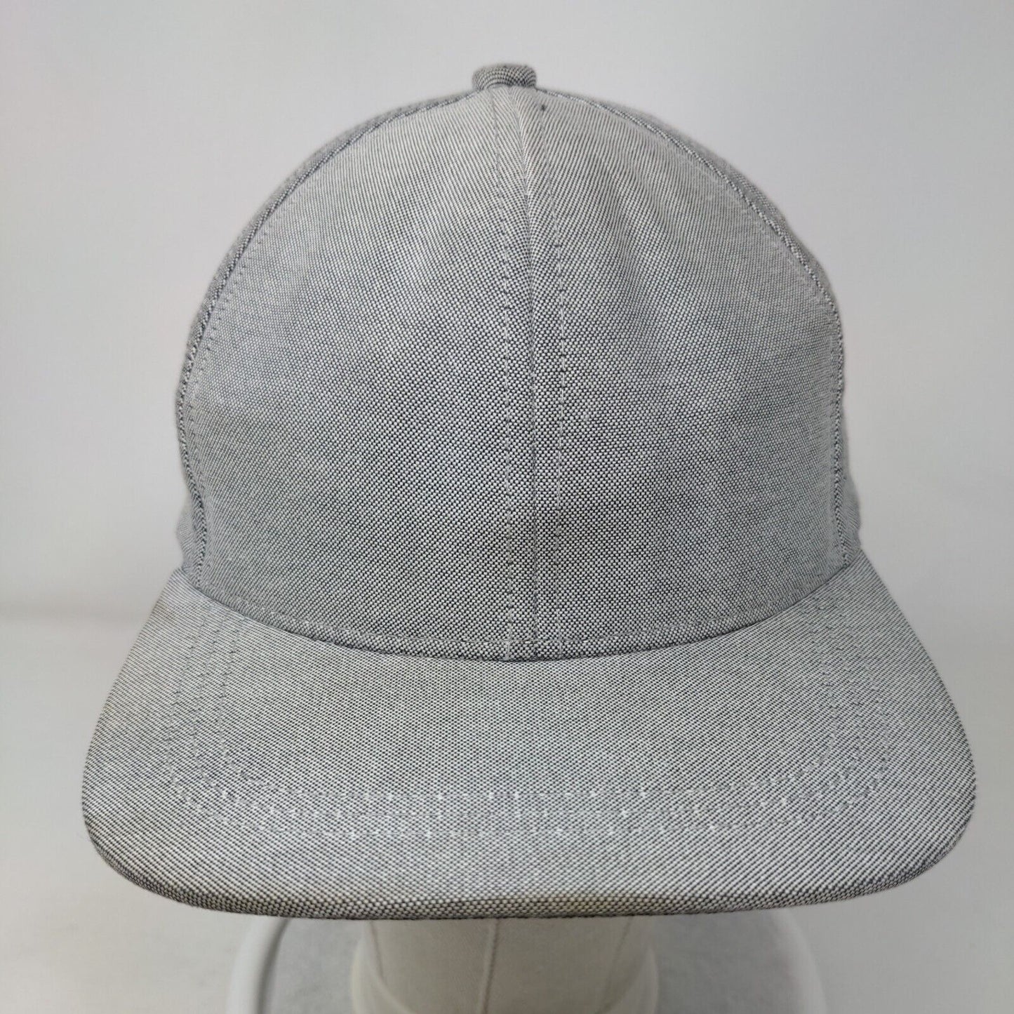 Divided by H&M Snapback Hat Gray One Size Embroidered Adjustable 6 Panel