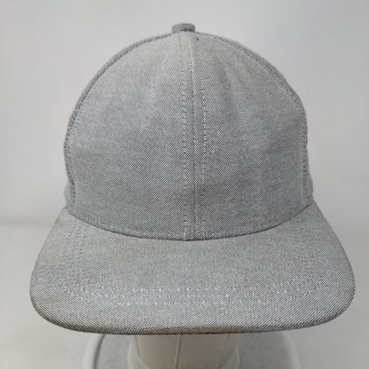 Divided by H&M Snapback Hat Gray One Size Embroidered Adjustable 6 Panel