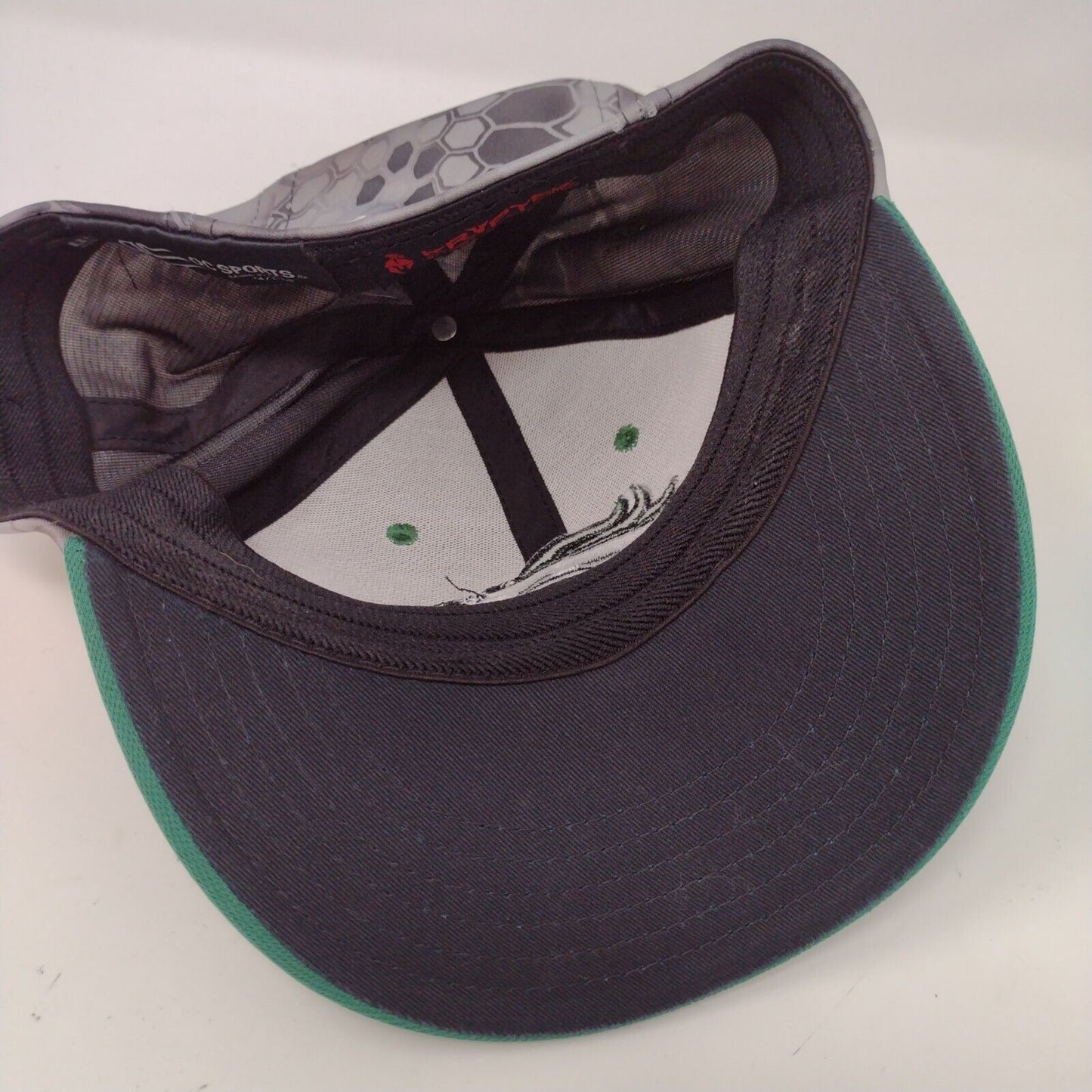 Mustang Football Fitted Hat Multi M/L Embroidered Kryptek Outdoor Cap