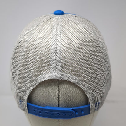Ford Bronco Trucker Hat Blue One Size Mesh Snapback Bucking Horse Stripes
