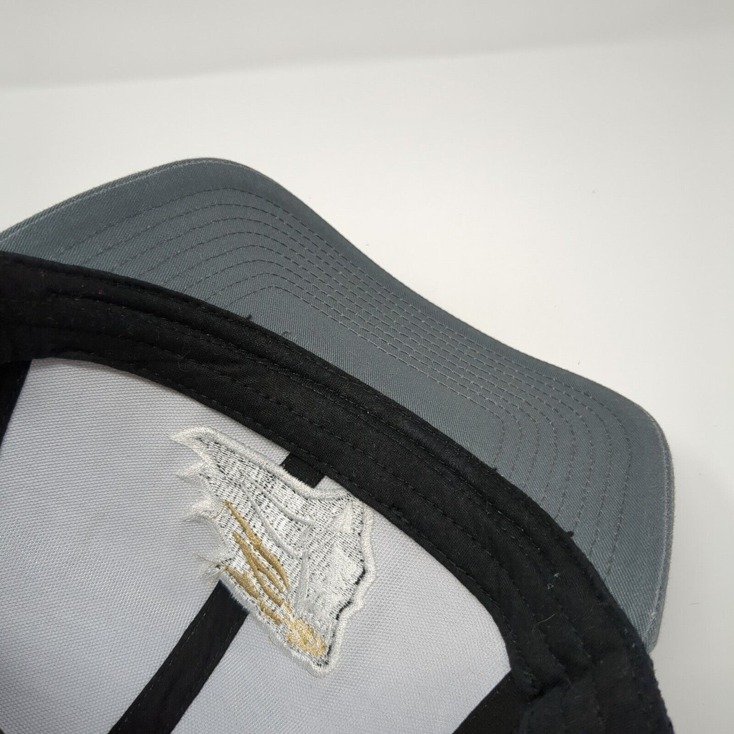 Pacific Headwear Snapback Trucker Hat Gray One Size Adjustable Mesh Back