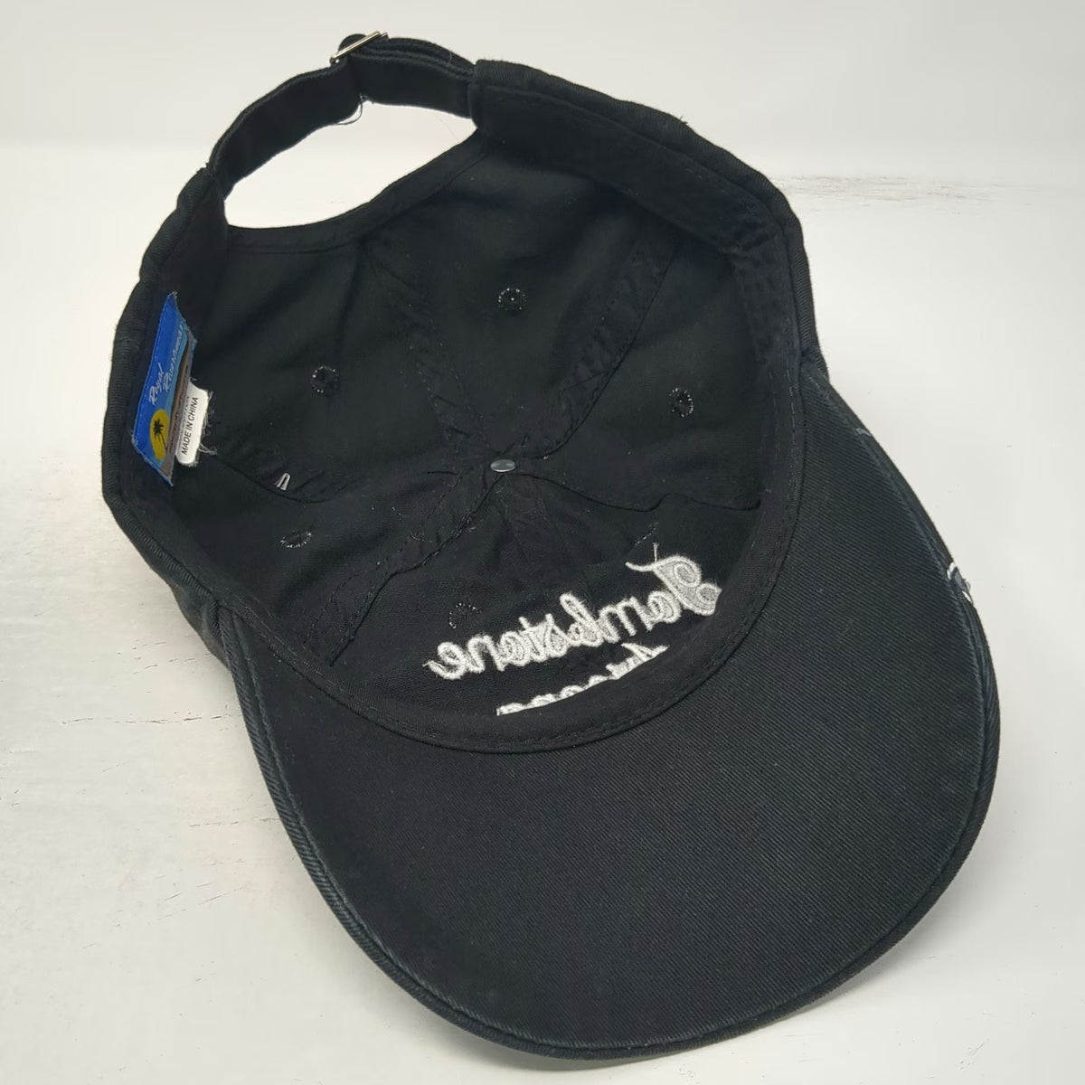 Royal Resortwear Baseball Cap Black One Size Tombstone Arizona Scroll Hat Cotton