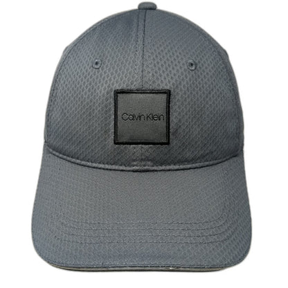 Calvin Klein Baseball Cap Gray One Size Polyester Adjustable Strapback Hat