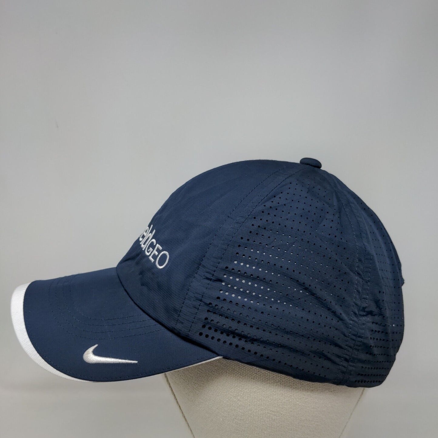 Fairfield Geo Strapback Hat Blue OSFM Embroidered Nike Heritage 86