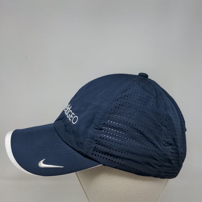 Fairfield Geo Strapback Hat Blue OSFM Embroidered Nike Heritage 86
