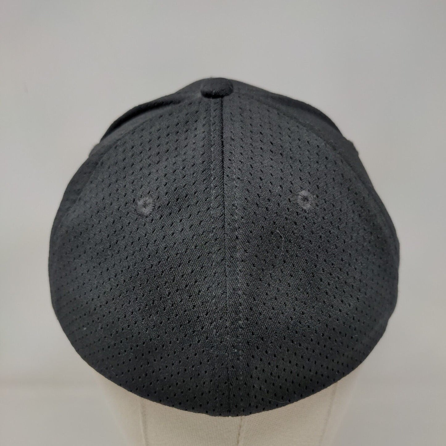 P Star Initial Fitted Hat Black AL/XL Lightweight Embroidered Augusta Sportswear