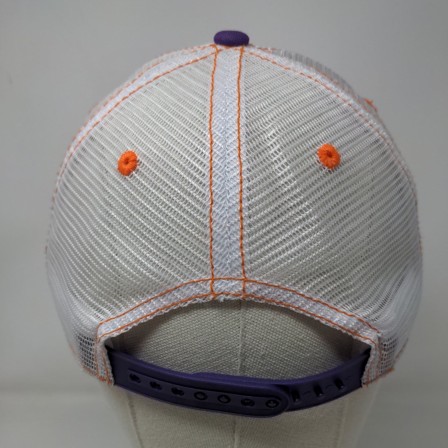 FedEx Racing Men's Snapback Mesh Back Hat White Embroidered Logo Adjustable
