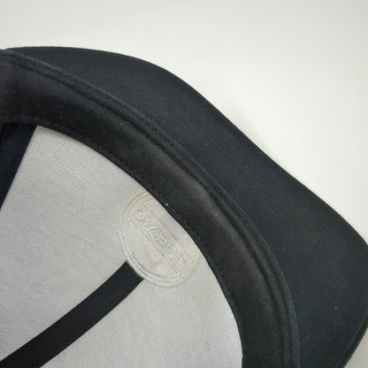 O'Neill Snapback Gray Black Hat One Size Embroidered Logo Two Tone Flat Brim
