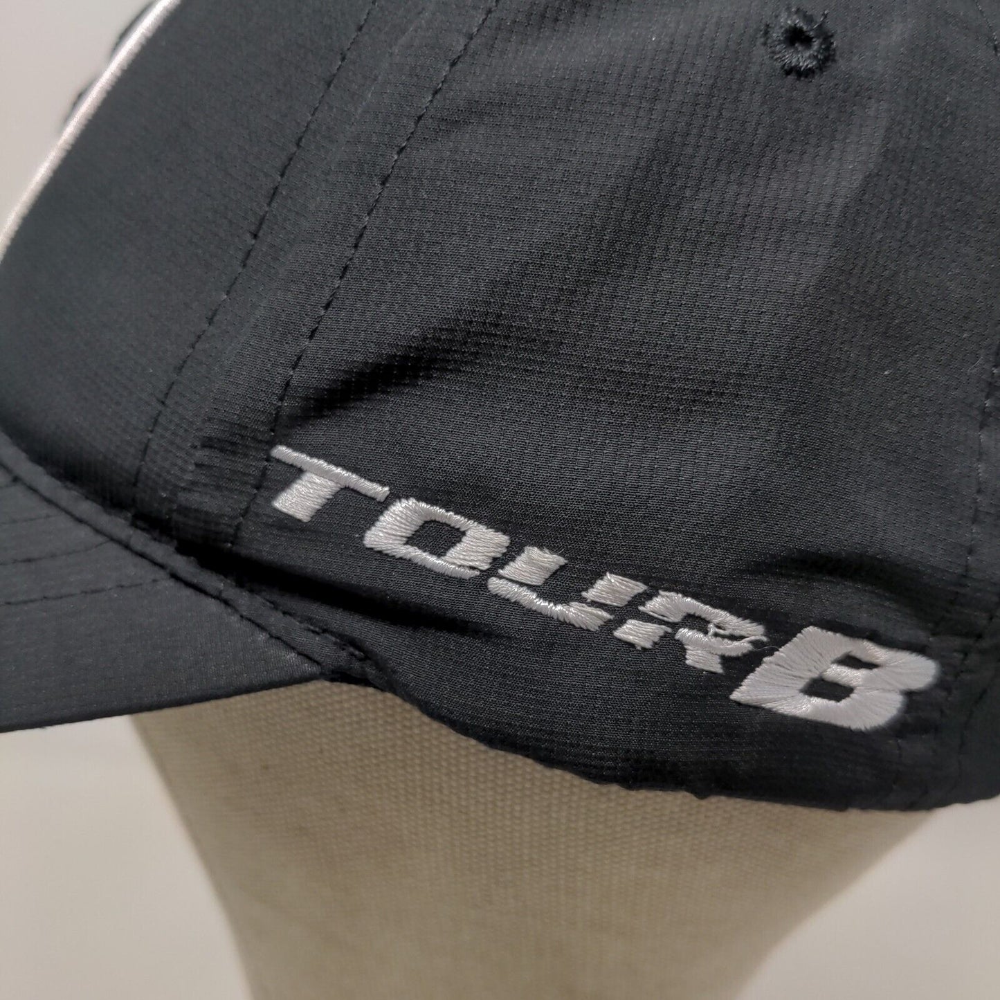 Bridgestone Golf Men's Slideback Hat Black Adjustable Polyester Embroidered Logo