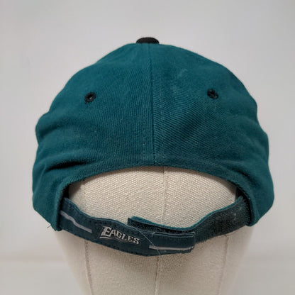 NFL Men's Strapback Hat Green OSFM Philadelphia Eagles Embroidered Logo