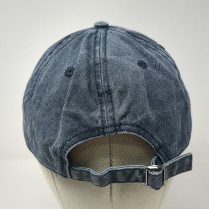 Mountain Baseball Cap Blue One Size Bar Harbor Maine Lobster American Flag Hat