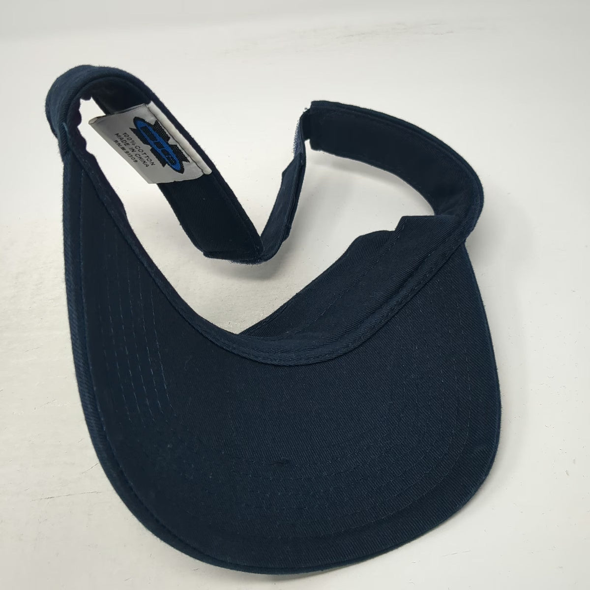 Toll Brothers Blue Visor Hat One Size Idaho Team 208 Cotton Strapback Adjustable