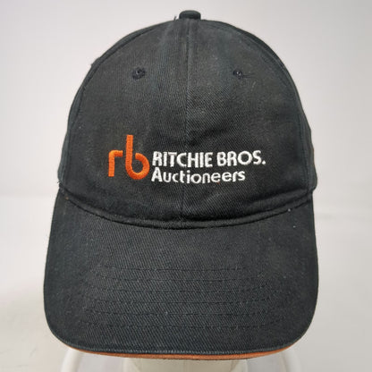 Baseball Cap Black One Size Ritchie Bros. Auctioneers Logo Strapback Hat