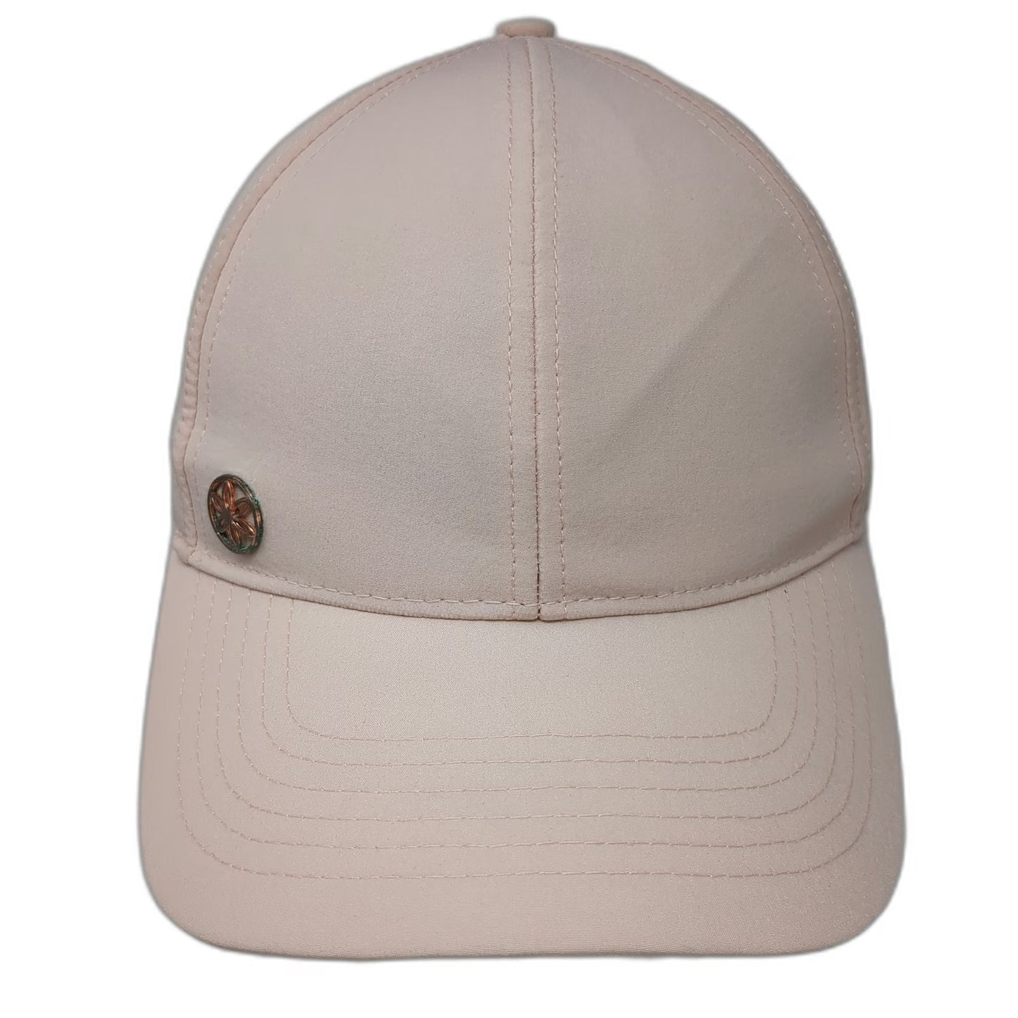 Gaiam Pink Baseball Cap One Size Perforated Breathable Nylon Spandex Yoga Hat