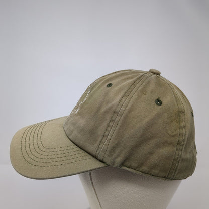 Africa Map Slideback Baseball Cap Brown One Size Adjustable Embroidered Eckos
