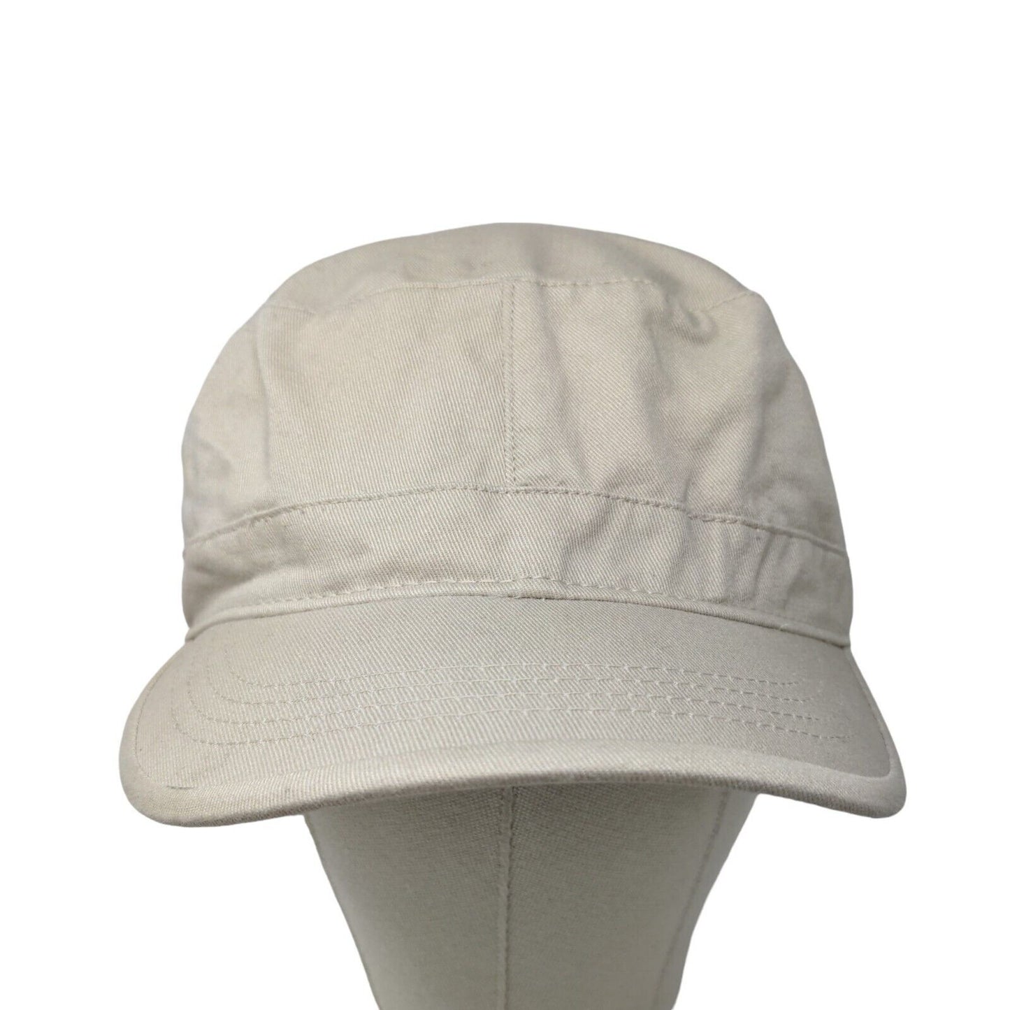 Newhattan Women's Cadet Cap Hat Tan Size XL Blank 100% Cotton