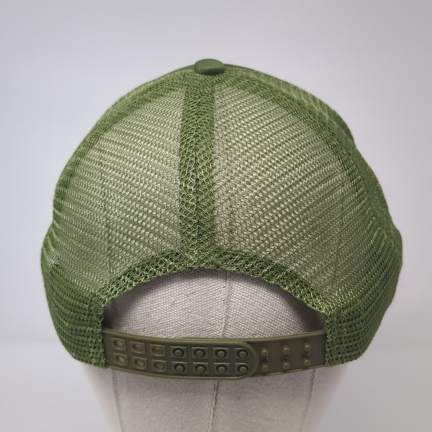 JFTP Jesus For The People Snapback Rope Trucker Hat Green One Size Mesh Back