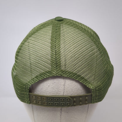JFTP Jesus For The People Snapback Rope Trucker Hat Green One Size Mesh Back