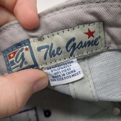 The Game Snapback Gray Purple One Size Family Foundation Tank Logo Patch Hat