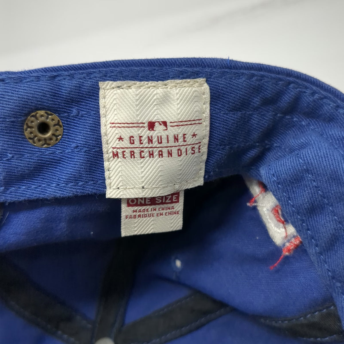 Texas Rangers MLB Titleist Baseball Cap Blue One Size Slideback Hat Cotton Strap