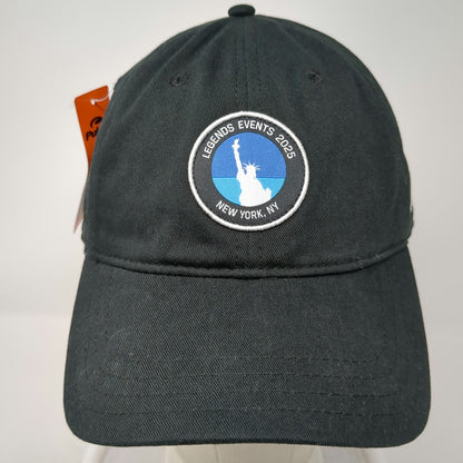 Pukka Baseball Cap Black One Size Slideback New York City Burns & Wilcox Hat
