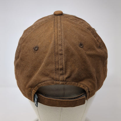 Happy Duck Dynasty Strapback Hat Brown OS Adjustable Embroidered Outdoor Cap