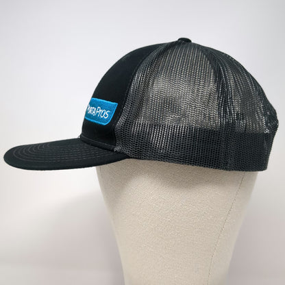 Port Authority Trucker Hat Black One Size PortaPros Embroidered Patch Snapback