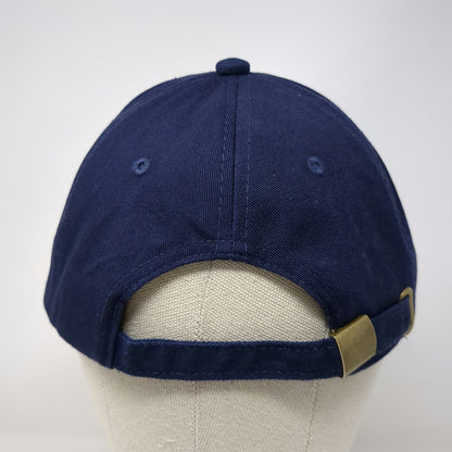 MB Mad Barn Logo Embroidered Blue Baseball Cap One Size Adjustable Slideback Hat