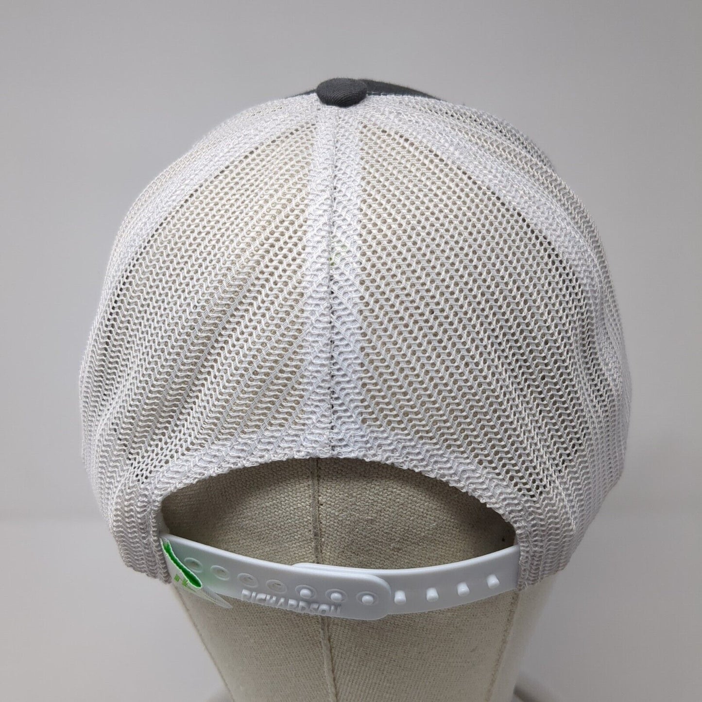 Empire Snapback Mesh Back Trucker Hat Gray One Size Colorblock Outdoor