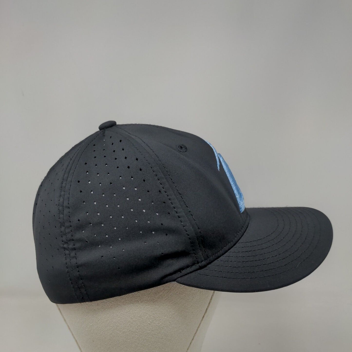 Champro Fitted Hat Black Size S/M Embroidered A Logo #12 HC1