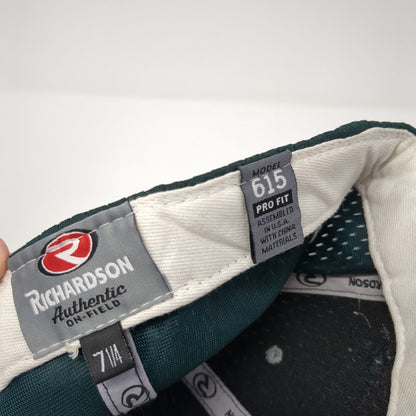 Letter G Fitted Hat Gray 7 1/4 Embroidered Richardson 615 Pro Fit