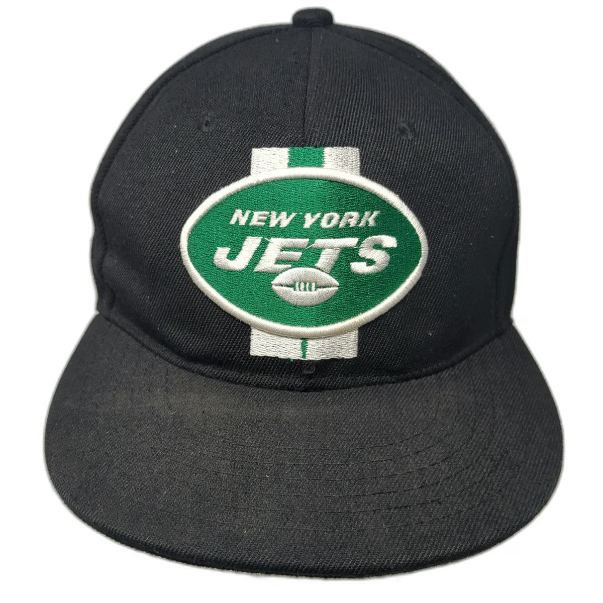 New York Jets NFL New Era Snapback Hat Black M 9FIFTY Flat Brim Logo