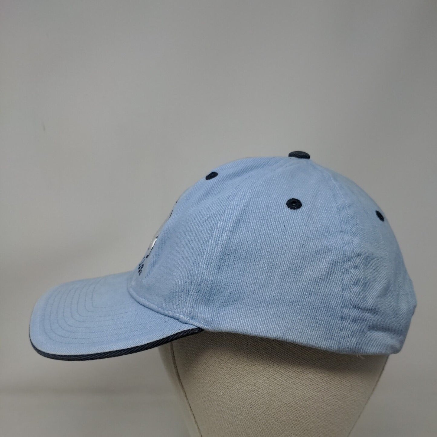 North Carolina Tar Heels Strapback Hat Blue OSFM Embroidered Logo NCAA