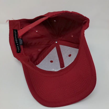 Toshiba Leading Innovation Hat Red OSFA Signed Port & Company 6 Panel