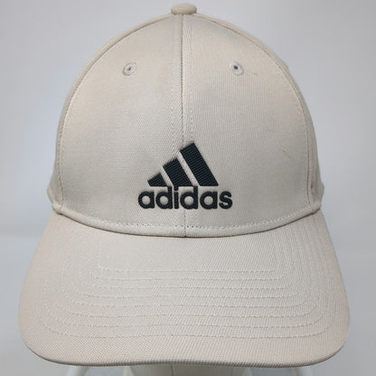 adidas Baseball Cap Beige Black One Size AEROREADY Recycled Strapback Logo Hat