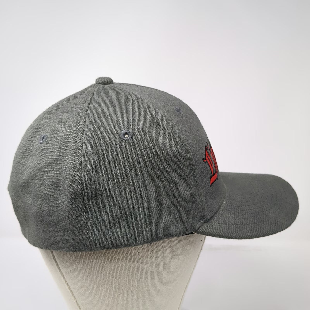 bandmerch Linkin Park Baseball Cap Gray One Size Stretch Fit Band Merch LP Hat