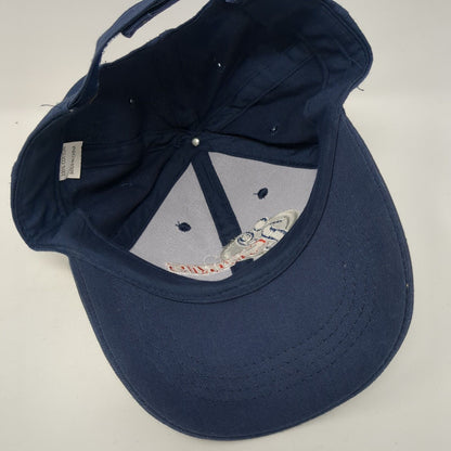 i9 Sports Strapback Hat Blue One Size Adjustable Embroidered 6 Panel