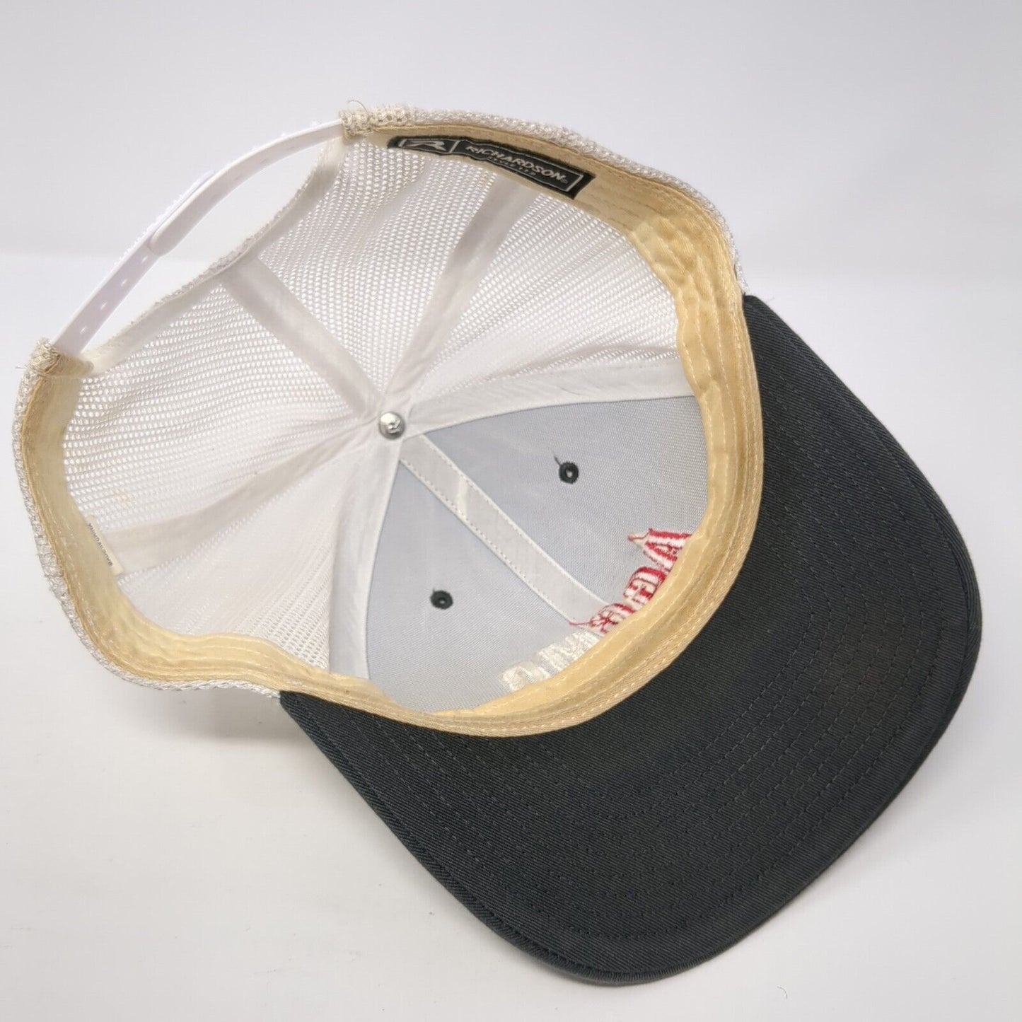 AGCMO Snapback Mesh Back Trucker Hat Gray One Size Richardson 6 Panel