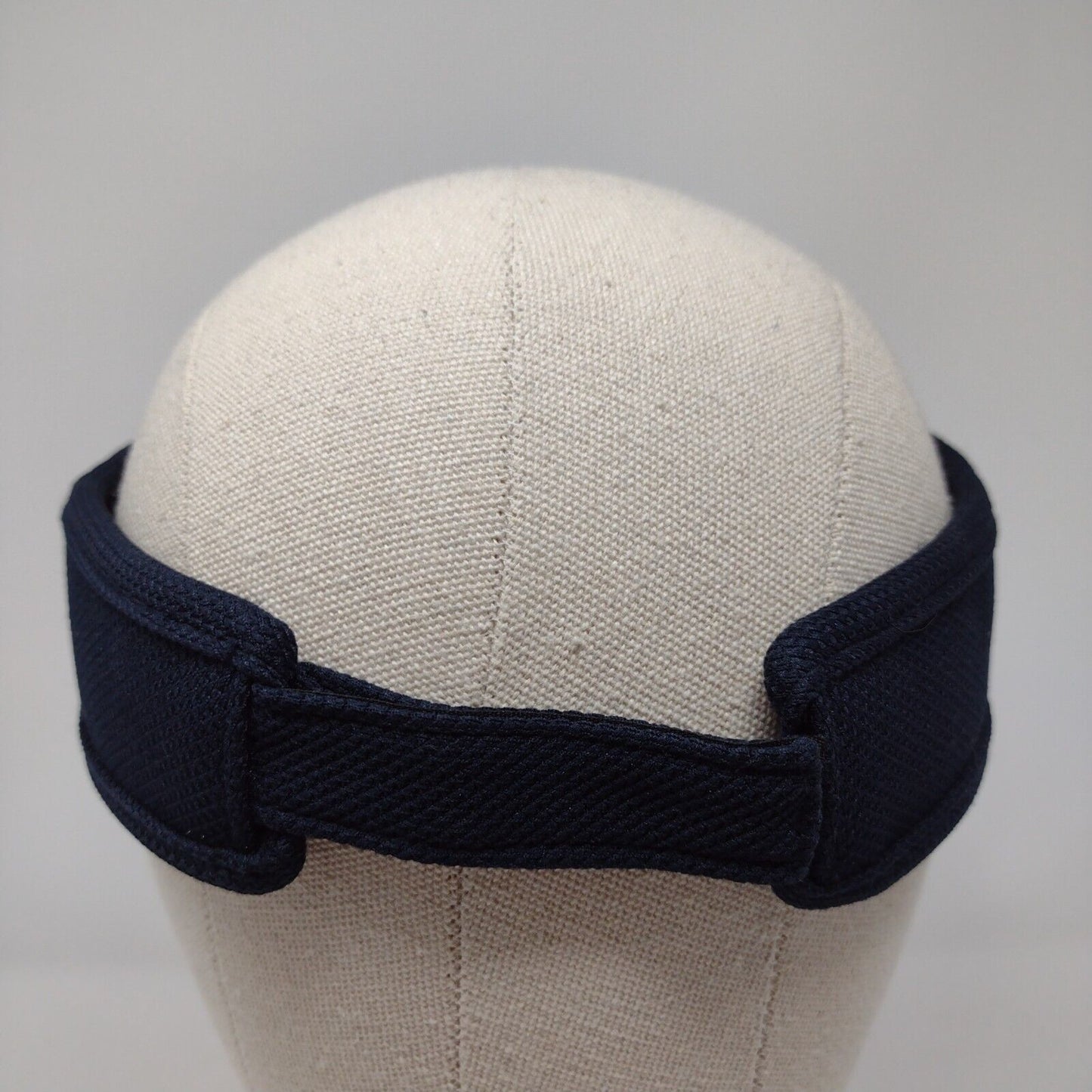 United Strapback Sun Visor Cap Blue OSFA Adjustable Embroidered Lightweight