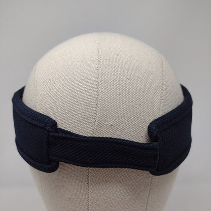 United Strapback Sun Visor Cap Blue OSFA Adjustable Embroidered Lightweight