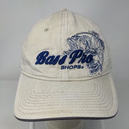 Bass Pro Shops Fish Slideback Hat Tan One Size Embroidered Adjustable