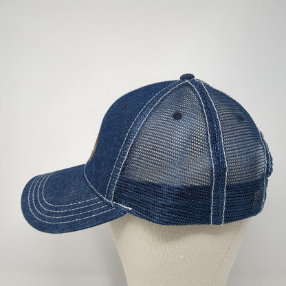 Bingham Cooperative Slideback Trucker Hat Blue OS Adjustable Embroidered Otto