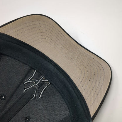 New York Yankees MLB '47 Baseball Cap Black One Size Strapback Tonal Gray Brim