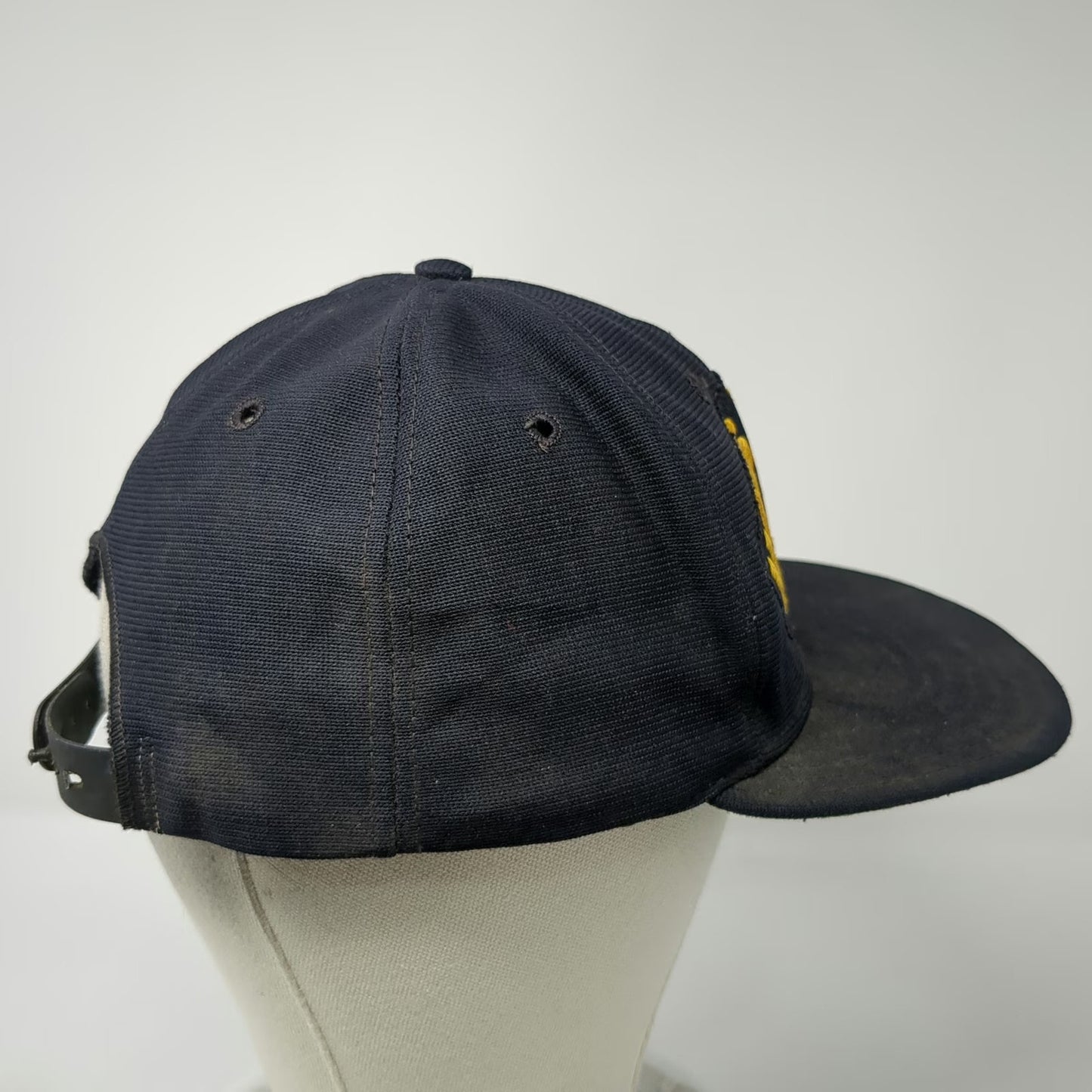 USNS Bartlett T-AGOR 13 Black One Size Trucker Hat Snapback Mesh Back Navy Ship