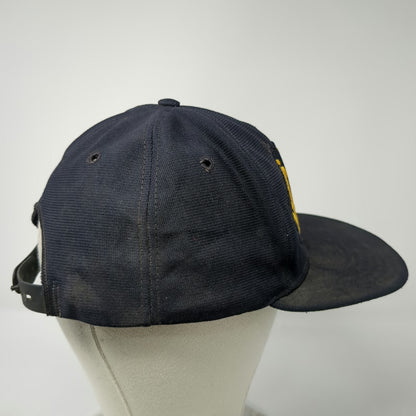 USNS Bartlett T-AGOR 13 Black One Size Trucker Hat Snapback Mesh Back Navy Ship