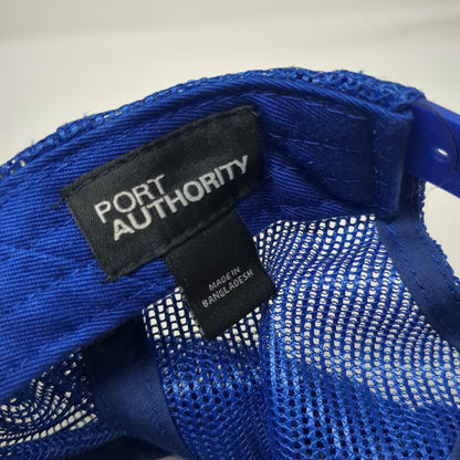 Port Authority Trucker Hat Blue One Size Touro University Nevada Mesh Snapback