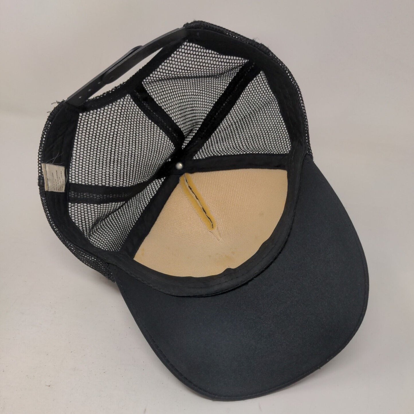 Leopard Print Snapback Mesh Back Trucker Hat Multi OSFA Adjustable