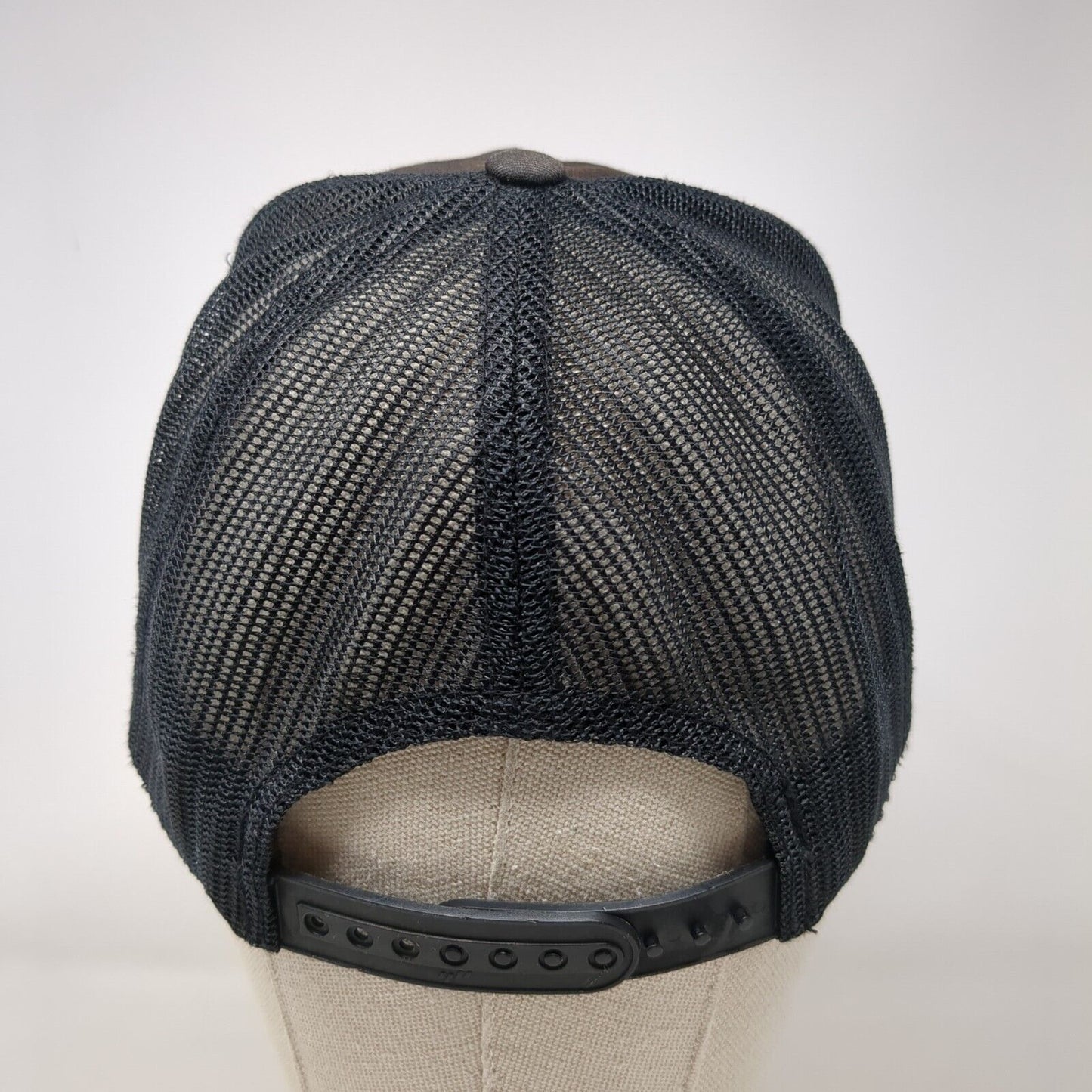 Independent Board Bin Snapback Trucker Hat Black OSFA Mesh Back Yupoong